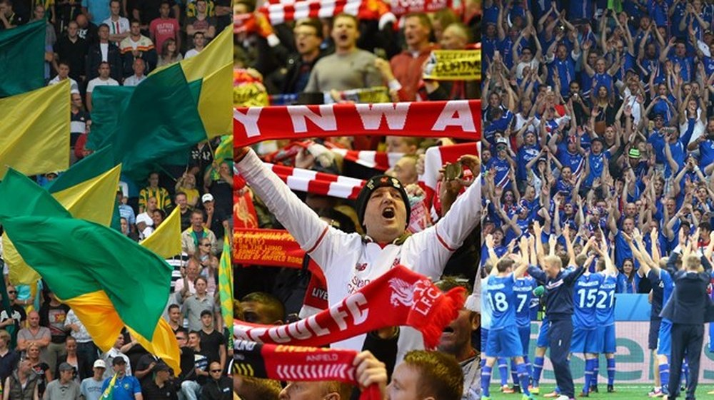 Aficionados de ADO Den Haag, Liverpool, Borussia e Islandia. FIFA