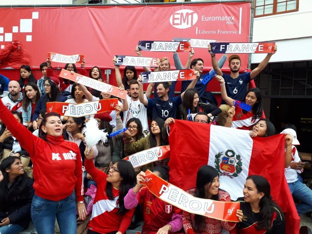 Francia tuvo un gran gesto con Perú tras el partido. Twitter/FrancePerou