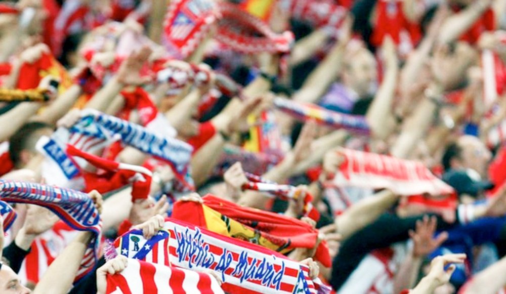 Aficionados del Atlético de Madrid ya están en Alemania. ClubAtleticodeMadrid