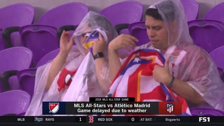 El 'MLS All-Star Game' sufrió un retraso por una tormenta eléctrica