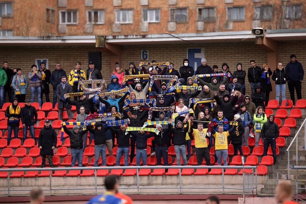El BATE Borisov ganó a la tercera. Twitter/FCBATE