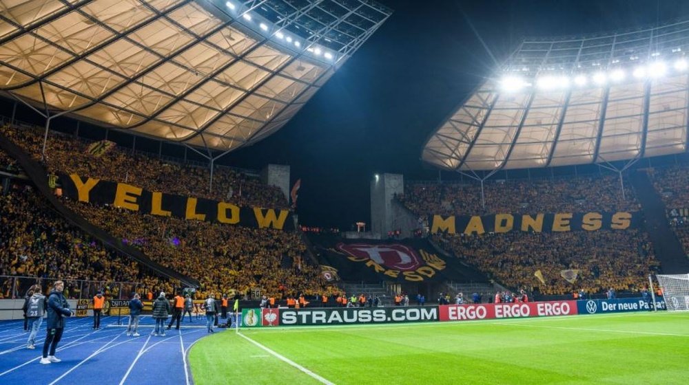 El Dynamo Dresden protestó haciendo historia en la DFB Pokal. DynamoDresden