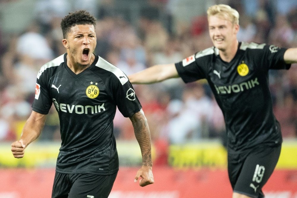 Le PSG volontaire pour accueillir Jadon Sancho. AFP