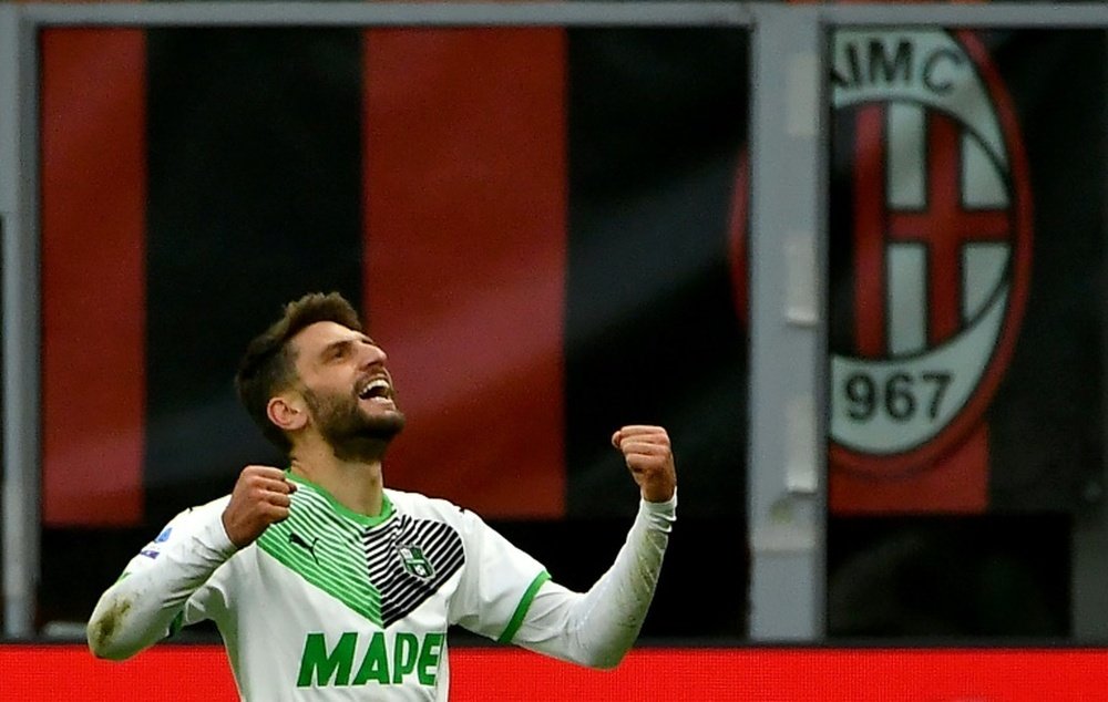 Le MIlan AC reste dans la course pour Berardi. AFP