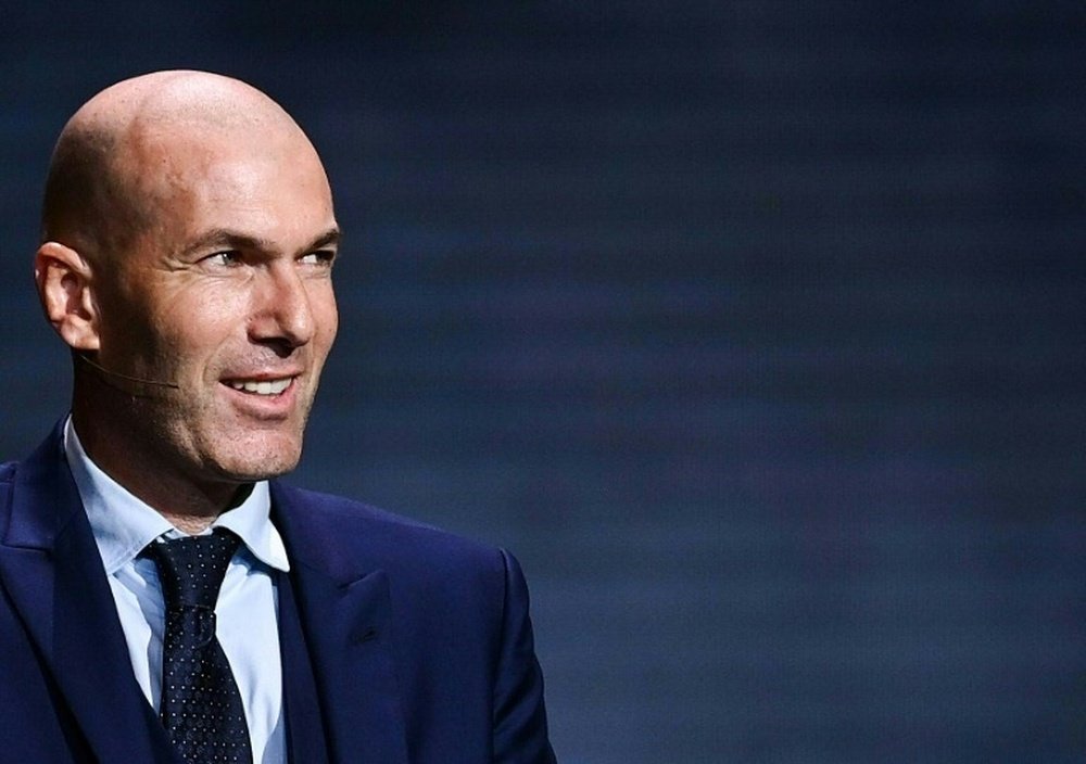 Las cuatro opciones que maneja Zidane. AFP