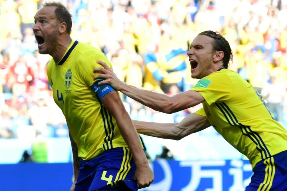 Granqvist continuera avec la Suède. AFP