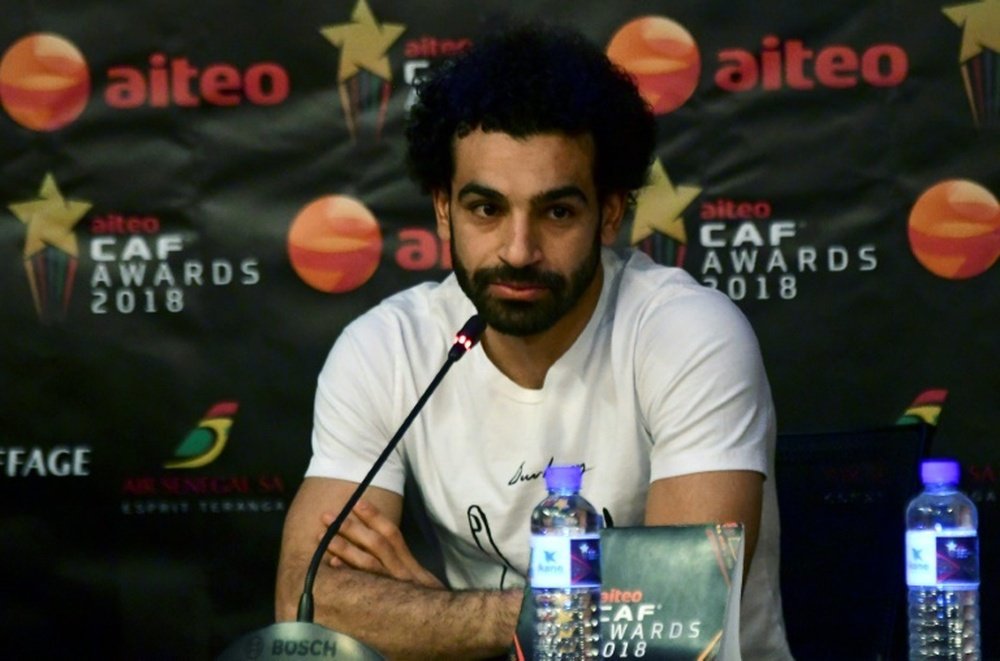 Mohamed Salah ha cerrado un año redondo con este galardón. AFP