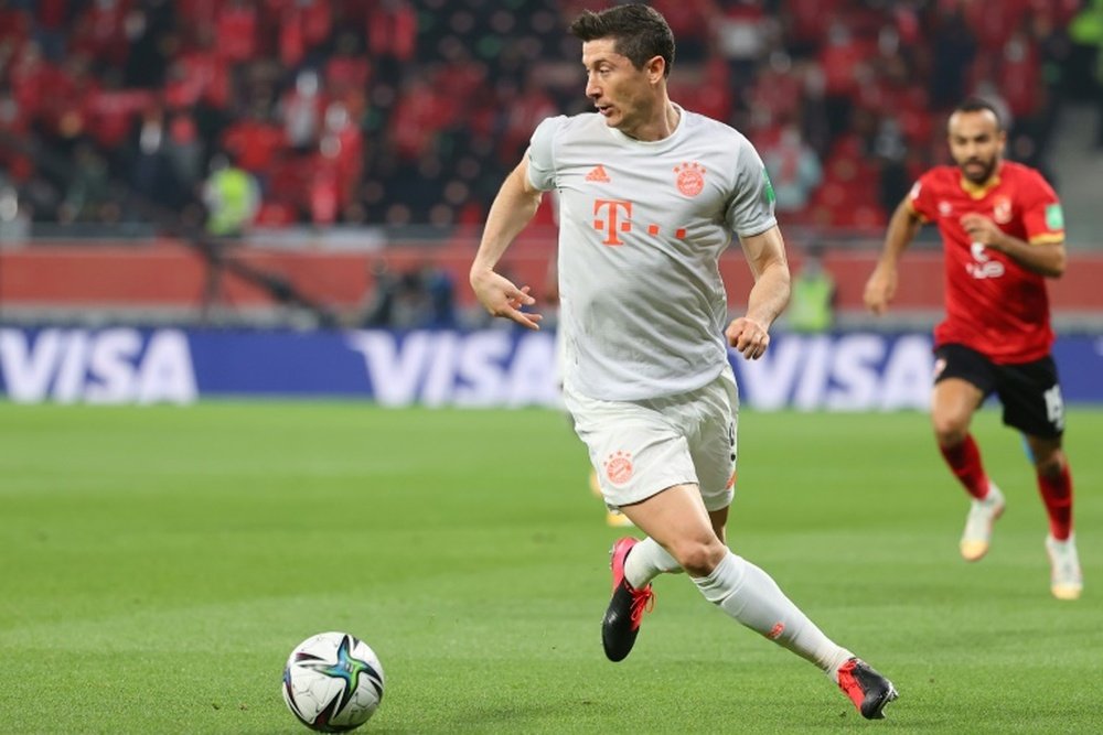 Lewandowski après la rencontre face à Al Ahly. afp