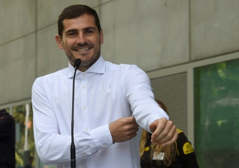 Casillas solo piensa en la victoria en el Pizjuán. AFP