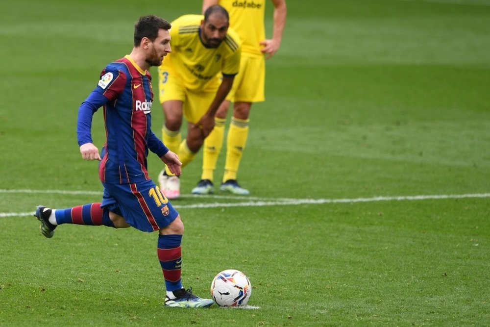 Cadix, 38e victime de Leo Messi en Liga. AFP