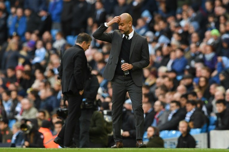 Guardiola has gone six without victory since, the longest winless run of his managerial career. AFP