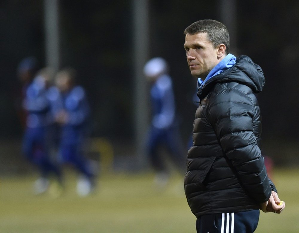 Rebrov podría ser reemplazado en el Dinamo de Kiev. AFP