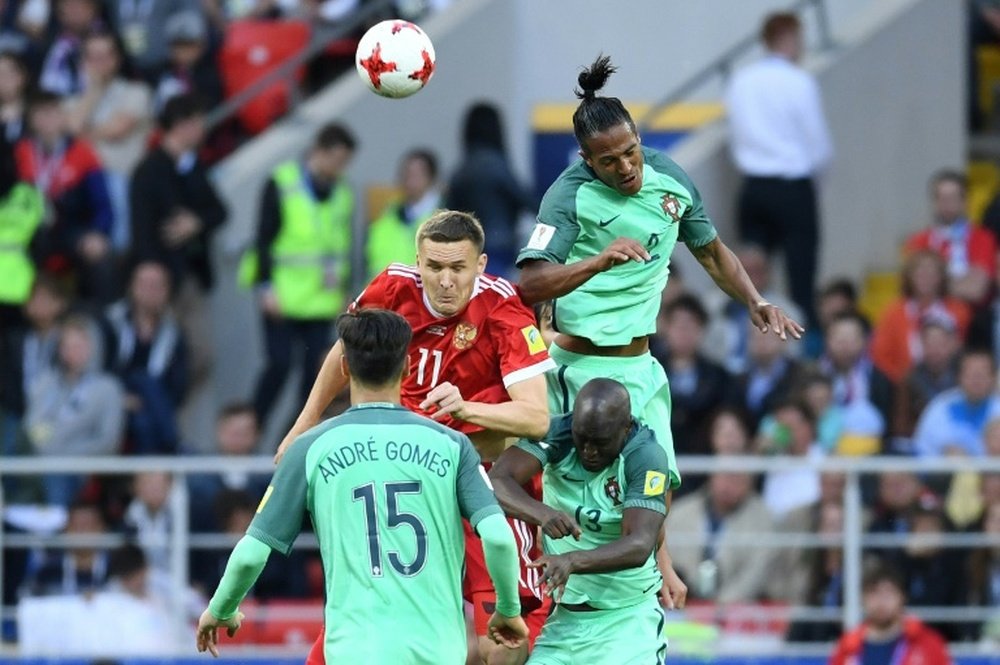El central analizó la victoria de Portugal ante Rusia. AFP