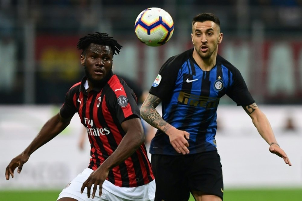 Franck Kessié no piensa en su continuidad en el Milan. AFP