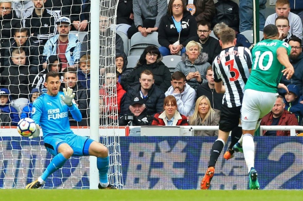 Phillips scored the winner for West Brom. AFP