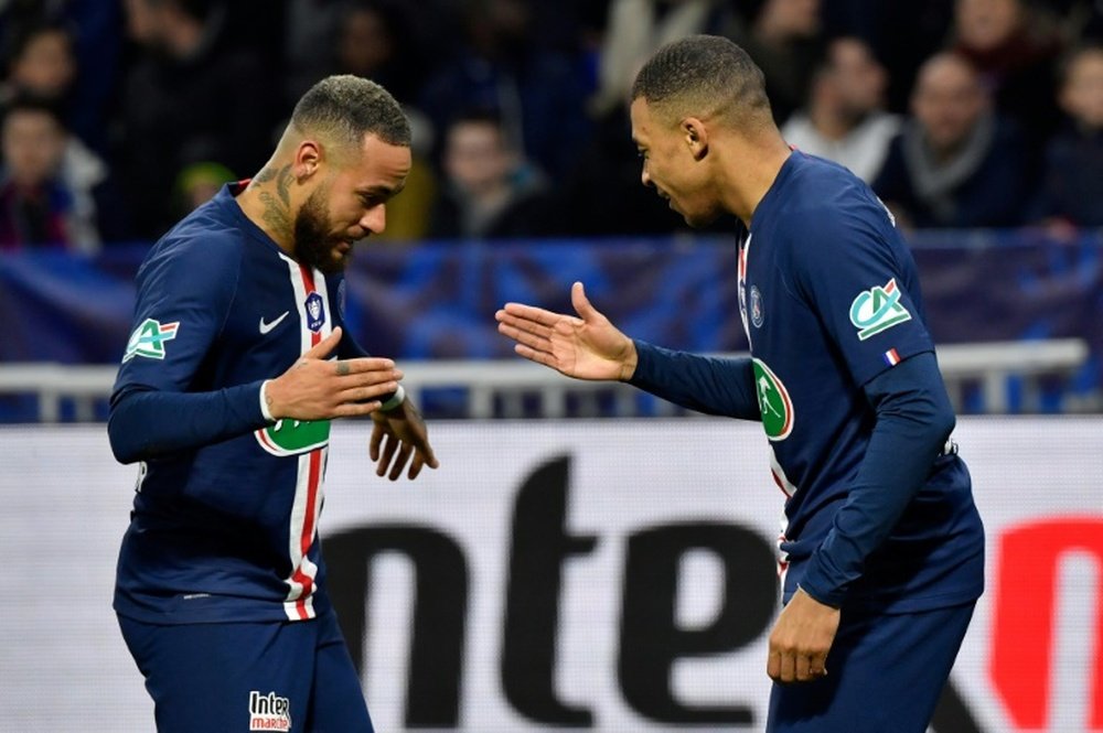 Chiellini fait son choix entre Mbappé et Neymar. AFP