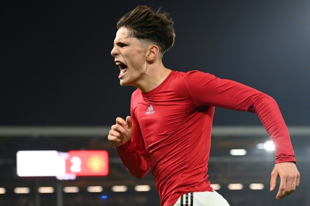 Garnacho is one of United's main men. AFP