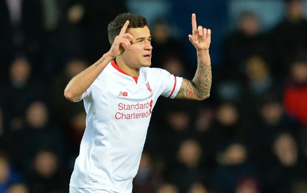 Coutinho is keen on a move to Barcelona. AFP