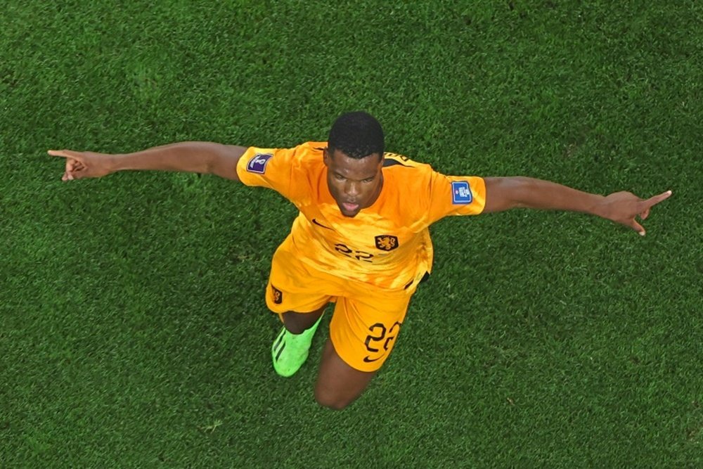 Several clubs are targeting Denzel Dumfries. AFP