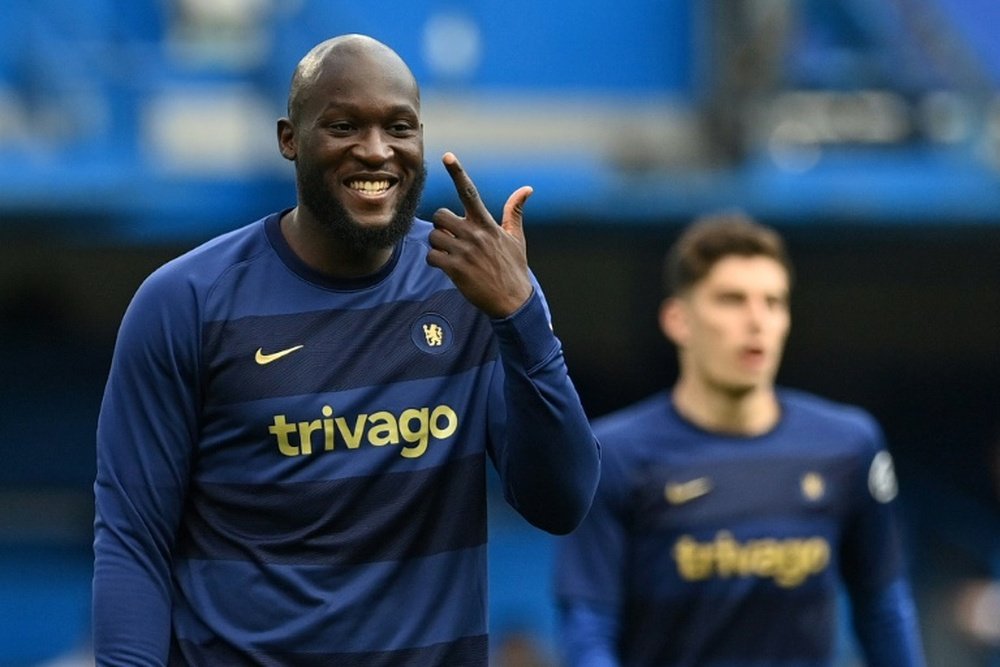 Lukaku landed in Milan to finalize the deal. AFP