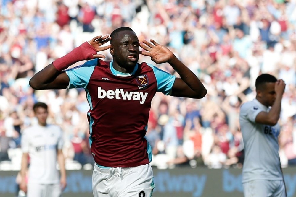 Cheikhou Kouyaté deja el West Ham y se va al Crystal Palace. AFP