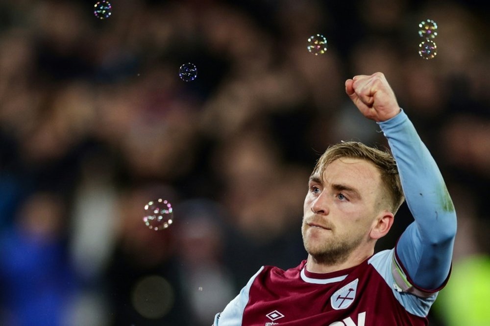 El West Ham venció por 2-1 a los Wolves. AFP