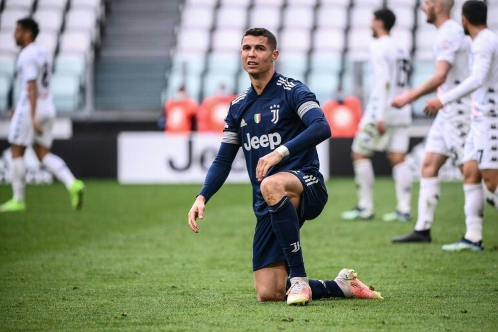Pese a ganar, Cristiano se enfadó ¡por no marcar! AFP/Archivo