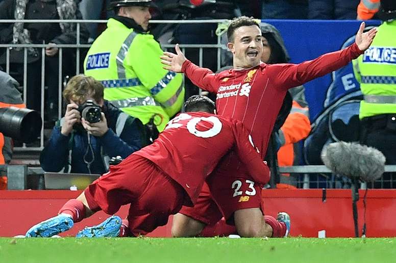 Liverpool don't want Shaqiri to leave. AFP