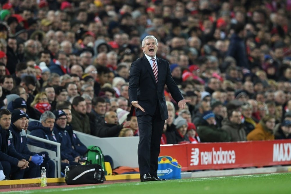 Hughes believes managers are not given the fair crack of the whip in the Premier League. AFP