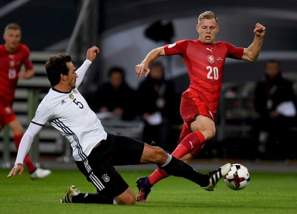 Matej Vydra signed for Burnley in the transfer window. AFP