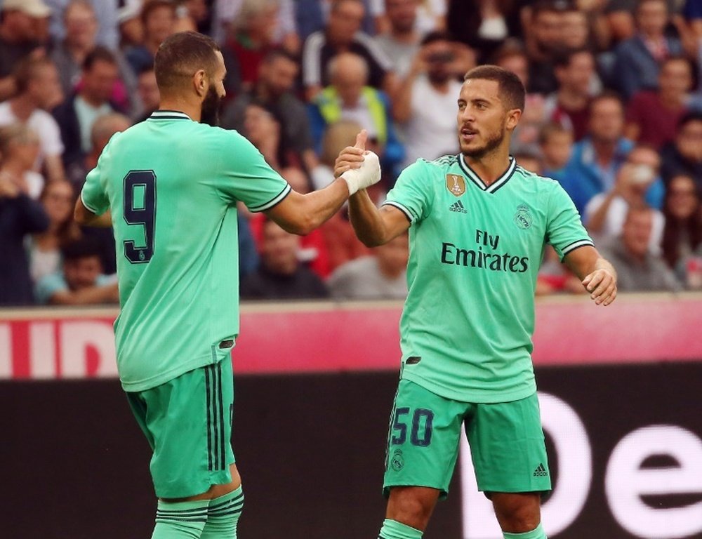 Eden Hazard récupère le numéro de la légende Cristiano Ronaldo. AFP