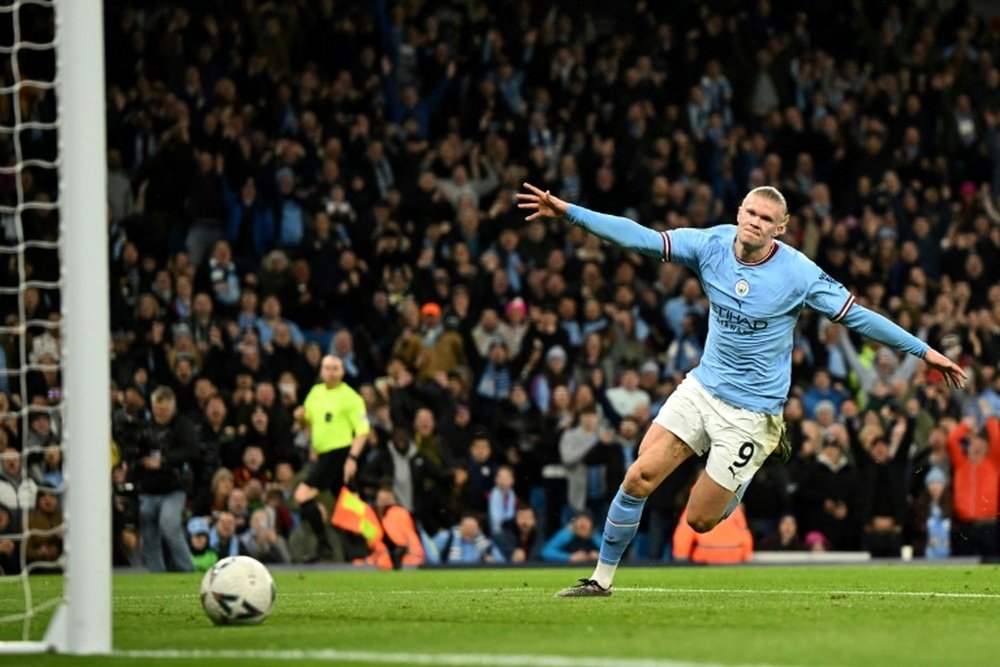 El Manchester City clasificó a las semifinales de la FA Cup. AFP