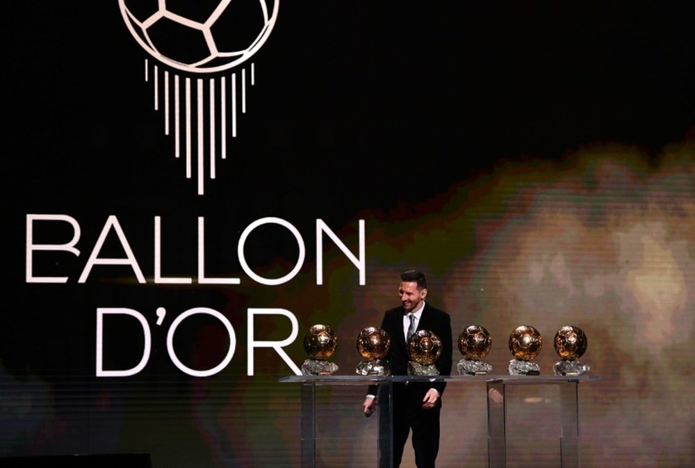 Messi a gagné son sixième Ballon d'Or. AFP