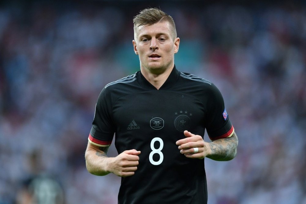 Toni Kroos se ha llevado muchas críticas por su desempeño en la Eurocopa. AFP/Archivo