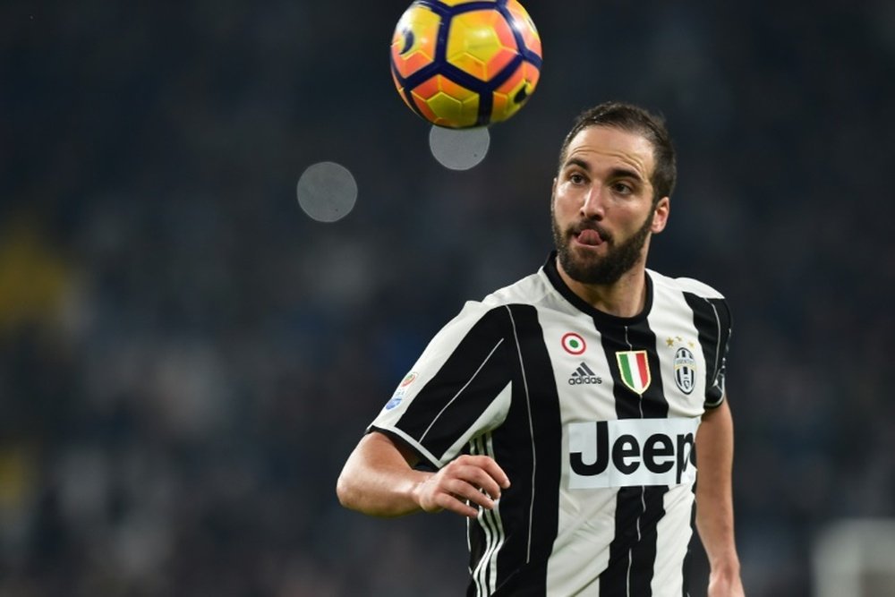 Gonzalo Higuain is heading for another Italy top scorers award. AFP