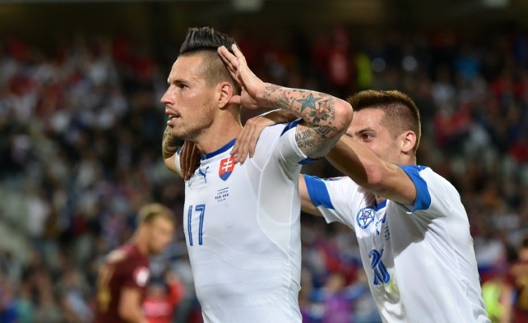 Hamsik 'proud' after star performance against Russia