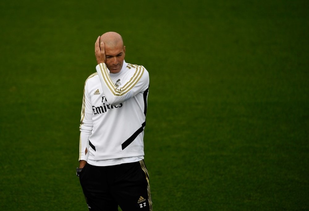 Les explications de Zidane. EFE