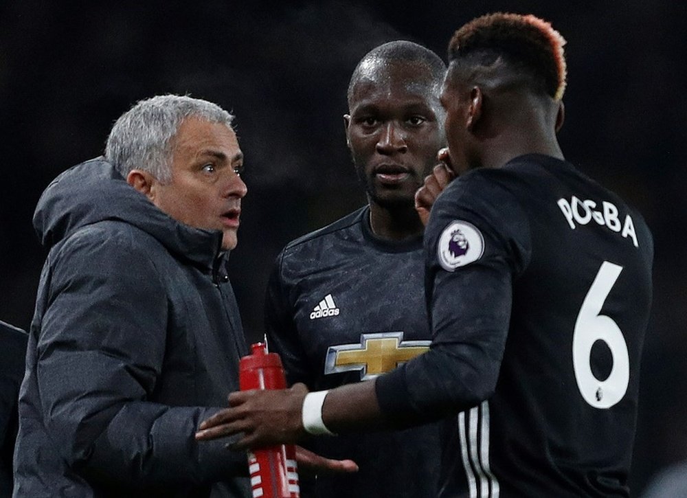 Mourniho and Pogba's relationship has dominated the news. AFP