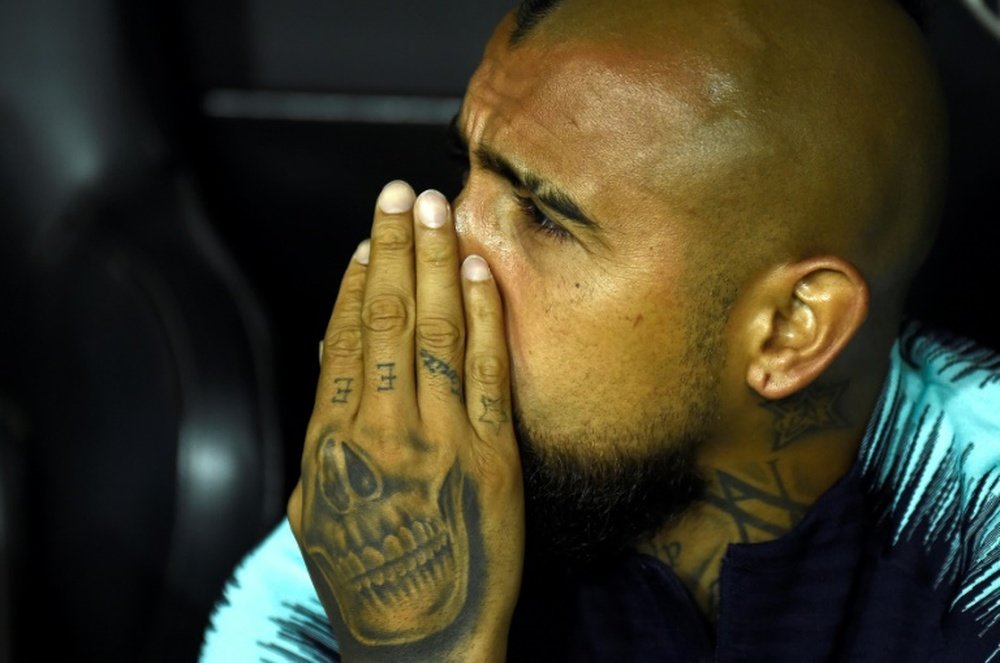 Vidal dio un portazo a los rumores sobre su salida. AFP