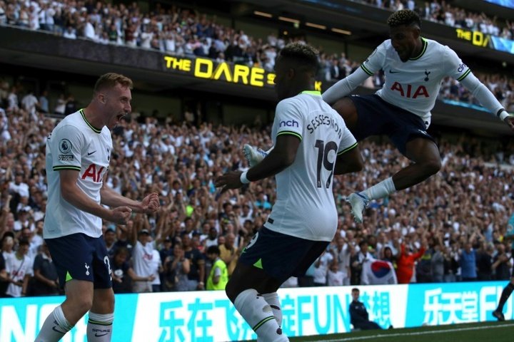 Antonio Conte's Tottenham got off to a winning start. AFP