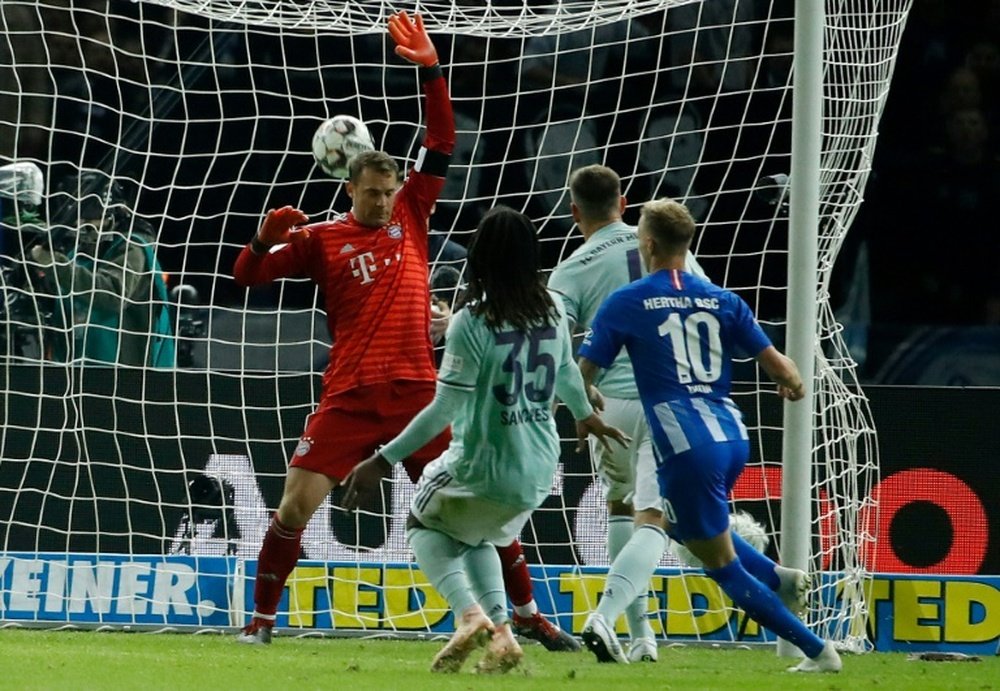 Slovakia midfielder Ondrej Duda scored for Hertha Berlin to put them 2-0. AFP