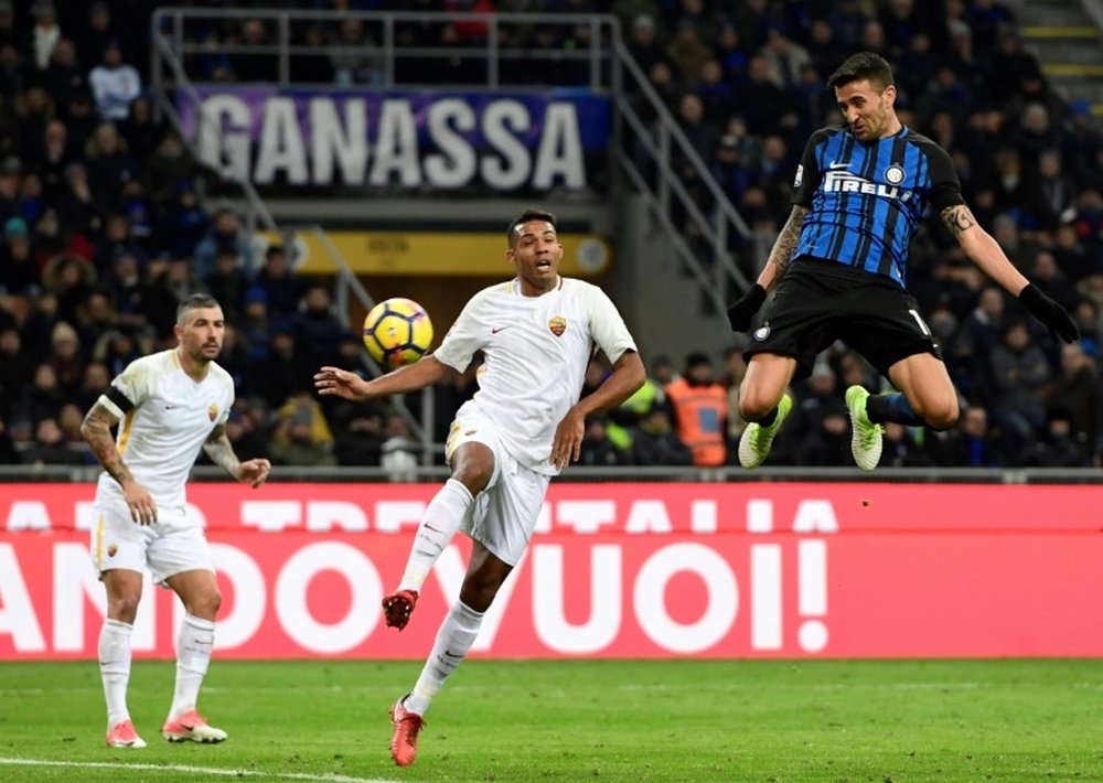 Vecino rescató un punto para el Inter. AFP