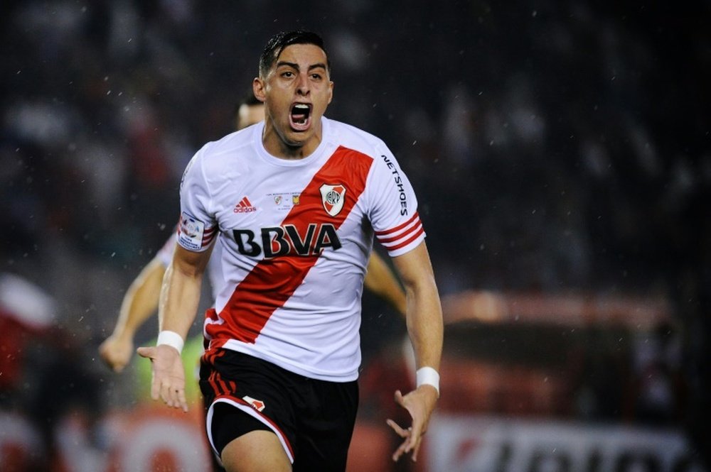 Ramiro Funes Mori, pictured on August 5, 2015, has signed a five-year contract with Everton a fee of £9.5 million ($14.6 million, 12.9 million euros)