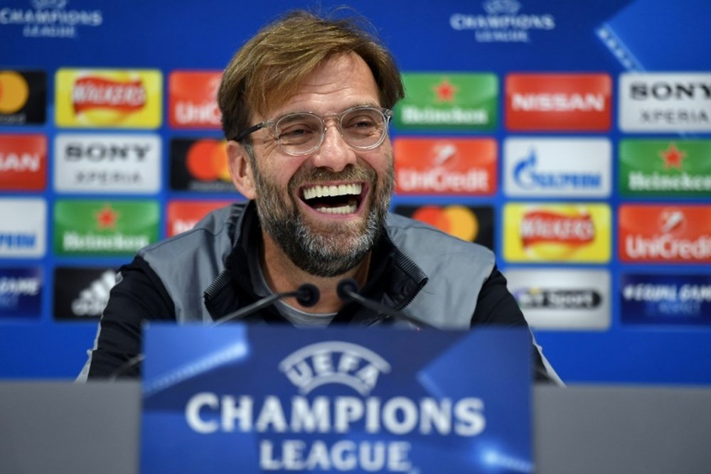 Klopp couldn't believe the Barca result. AFP