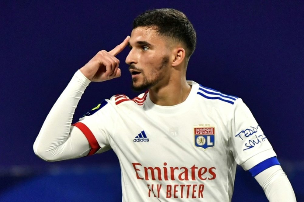 Aouar, pretendido por numerosos equipos del Viejo Continente. AFP