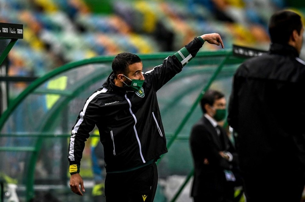 Sporting de Rúben Amorim lidera o Campeonato Português com folga. AFP