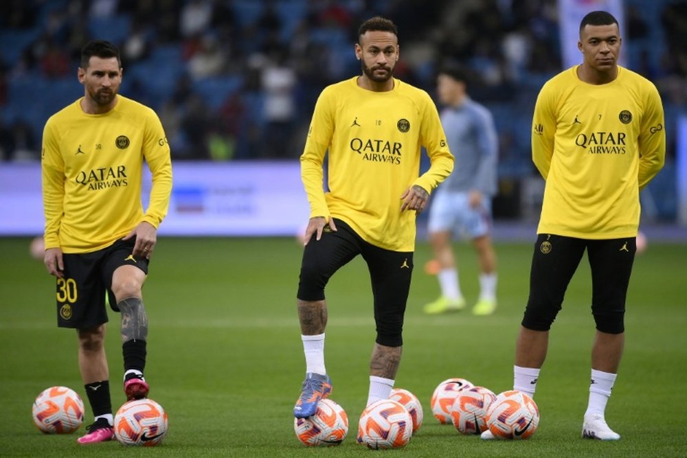 Messi turned down the Saudis, now they're aiming for Neymar. AFP