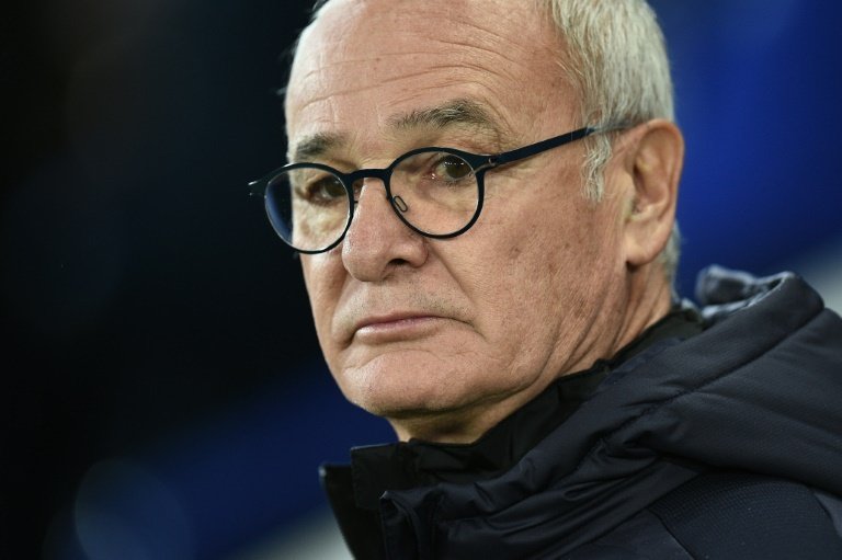 Ranieri has apologised for Leicester's first home loss since last season. AFP