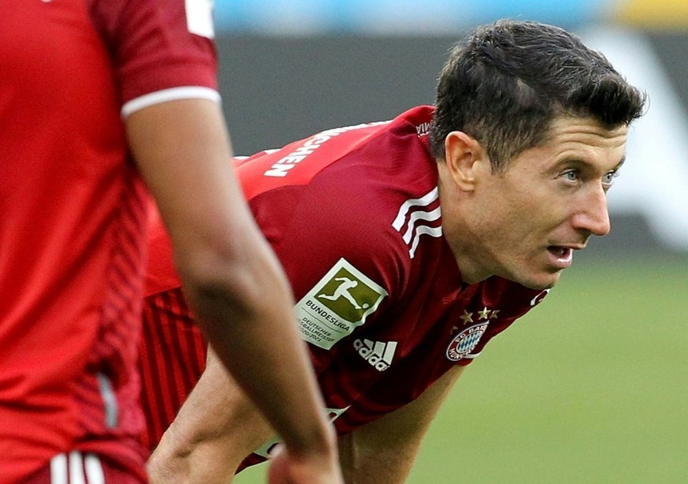 Lewandowski is not having his best time in Munich. AFP