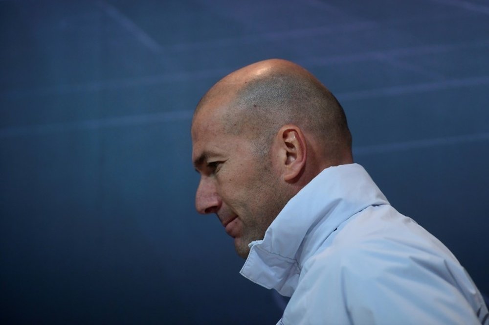 Zidane sugeriu que poderia deixar o time. AFP